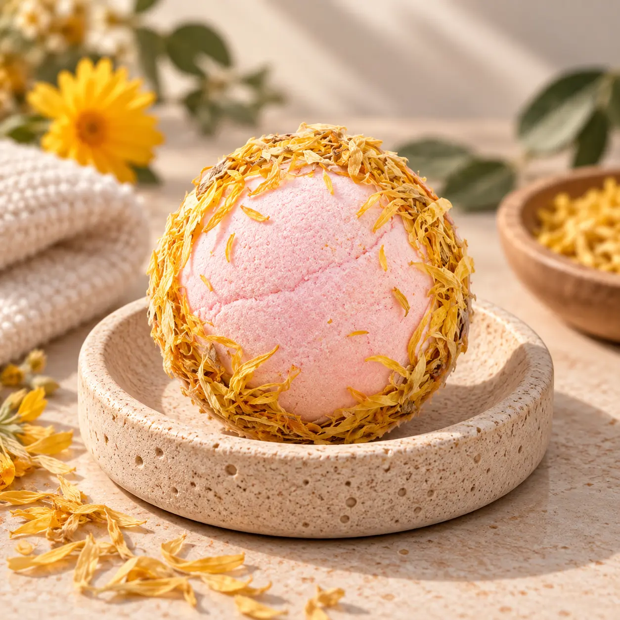 Bomba de baño de Rosas